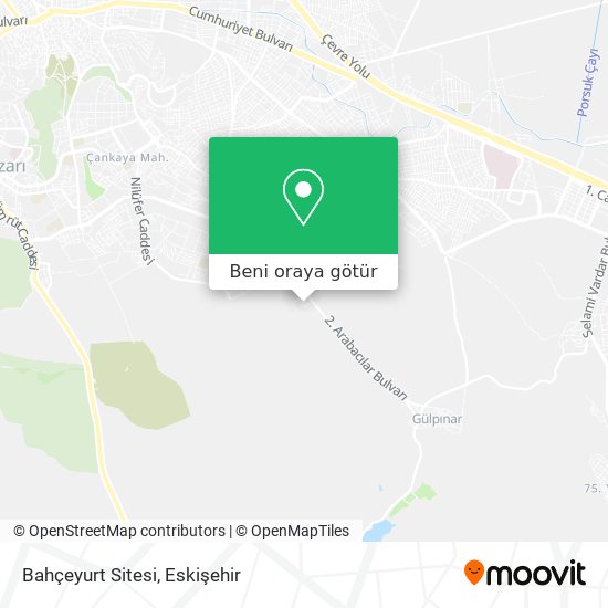 Bahçeyurt Sitesi harita