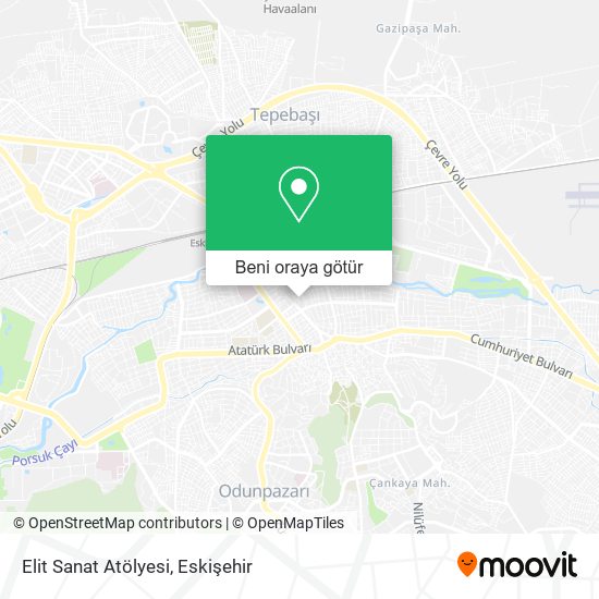 Elit Sanat Atölyesi harita
