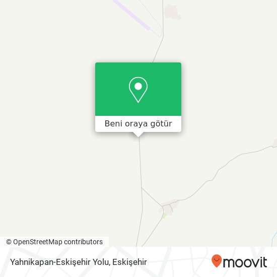 Yahnikapan-Eskişehir Yolu harita