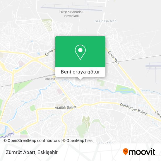 Zümrüt Apart harita