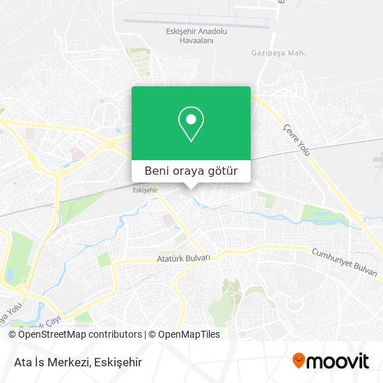 Ata İs Merkezi harita