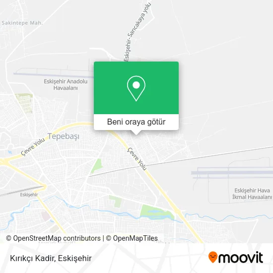 Kırıkçı Kadir harita
