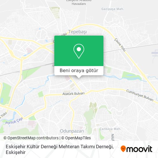 Eskişehir Kültür Derneği Mehteran Takımı Derneği harita