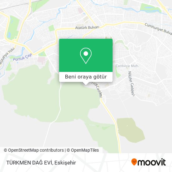 TÜRKMEN DAĞ EVİ harita