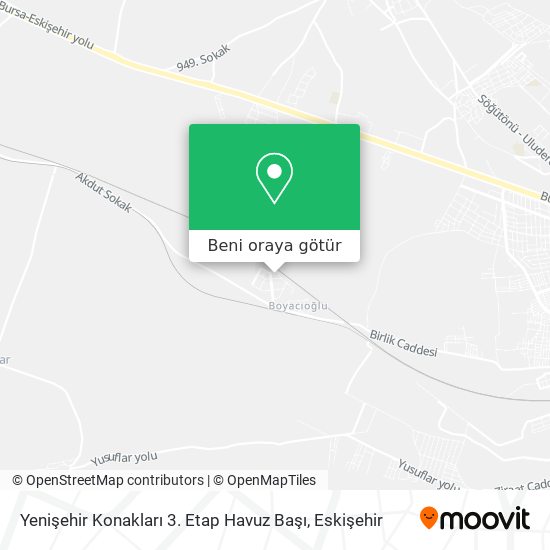 Yenişehir Konakları 3. Etap Havuz Başı harita