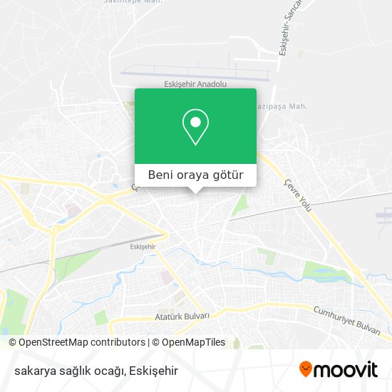 sakarya sağlık ocağı harita