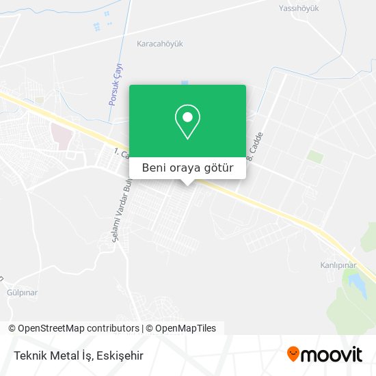 Teknik Metal İş harita