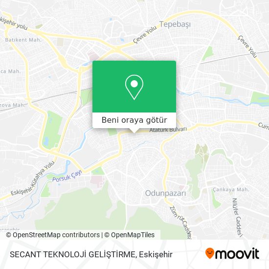 SECANT TEKNOLOJİ GELİŞTİRME harita