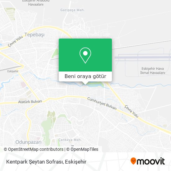 Kentpark Şeytan Sofrası harita