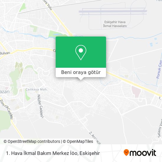 1. Hava İkmal Bakım Merkez İöo harita