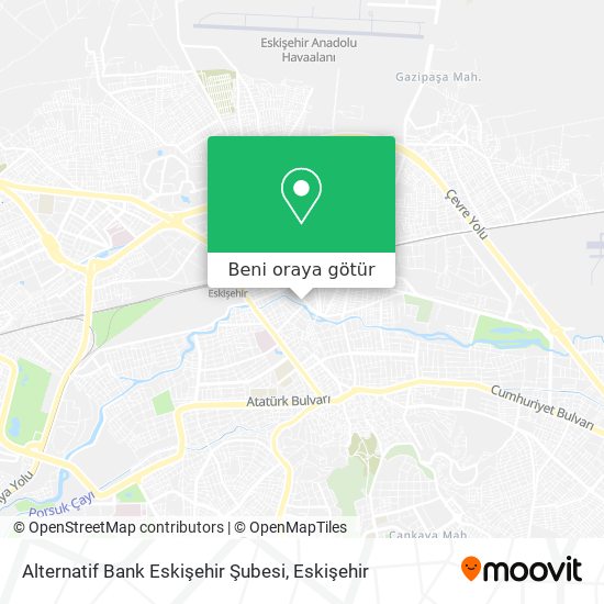Alternatif Bank Eskişehir Şubesi harita