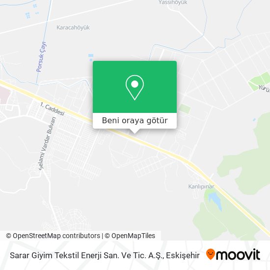 Sarar Giyim Tekstil Enerji San. Ve Tic. A.Ş. harita