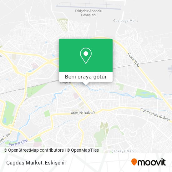 Çağdaş Market harita