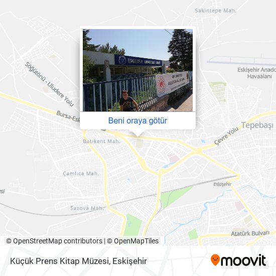 Küçük Prens Kitap Müzesi harita