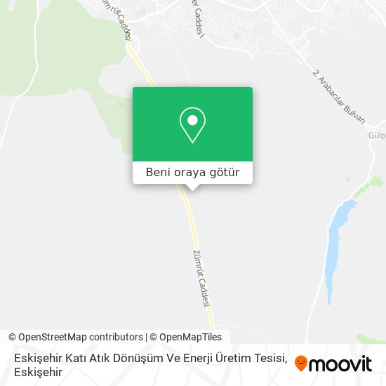 Eskişehir Katı Atık Dönüşüm Ve Enerji Üretim Tesisi harita