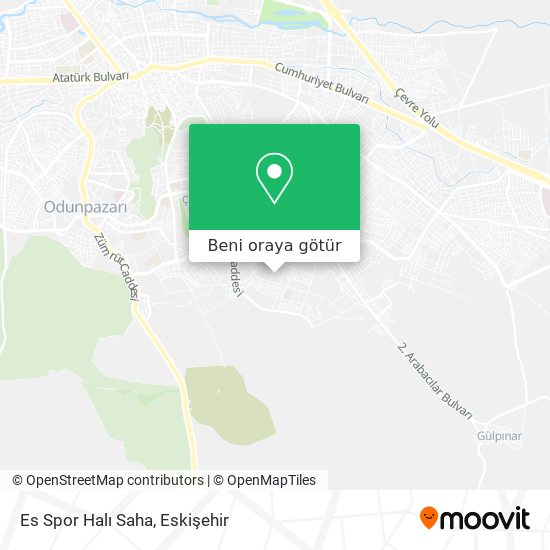 Es Spor Halı Saha harita