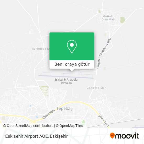 Eskisehir Airport AOE harita