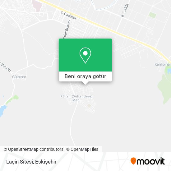 Laçin Sitesi harita
