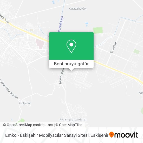 Emko - Eskişehir Mobilyacılar Sanayi Sitesi harita