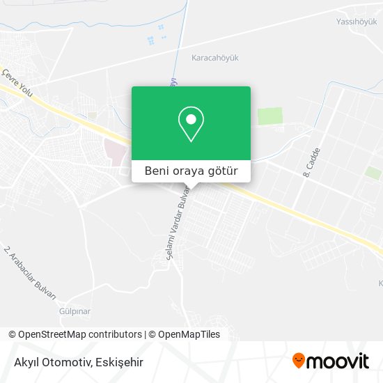 Akyıl Otomotiv harita