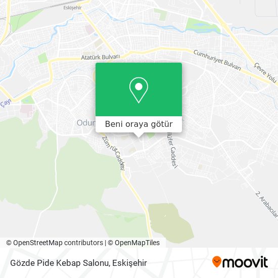 Gözde Pide Kebap Salonu harita
