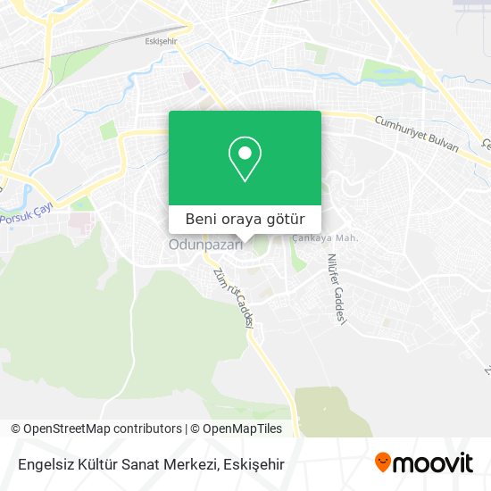 Engelsiz Kültür Sanat Merkezi harita