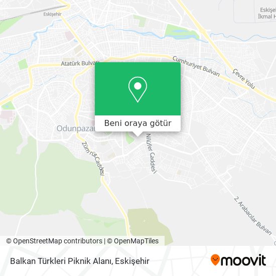 Balkan Türkleri Piknik Alanı harita