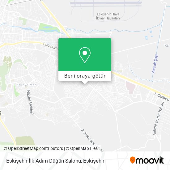 Eskişehir İlk Adım Düğün Salonu harita