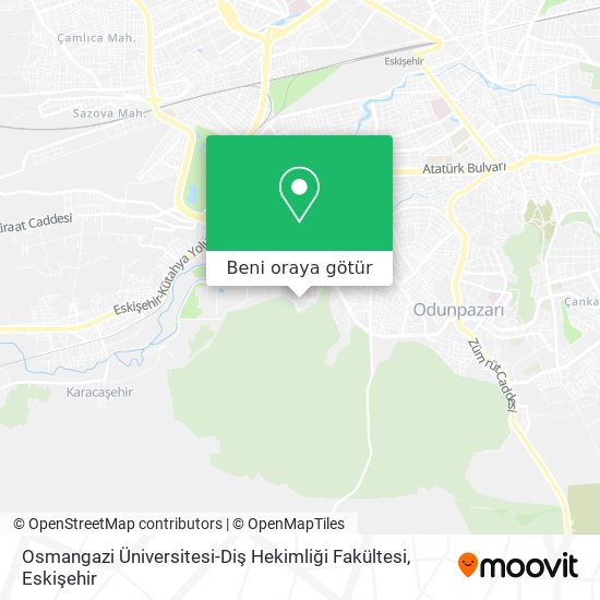 Osmangazi Üniversitesi-Diş Hekimliği Fakültesi harita
