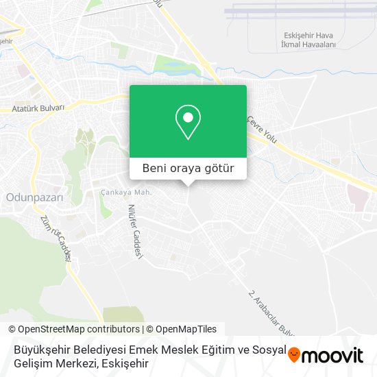 Büyükşehir Belediyesi Emek Meslek Eğitim ve Sosyal Gelişim Merkezi harita