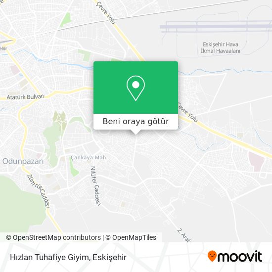 Hızlan Tuhafiye Giyim harita