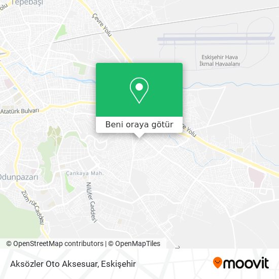 Aksözler Oto Aksesuar harita
