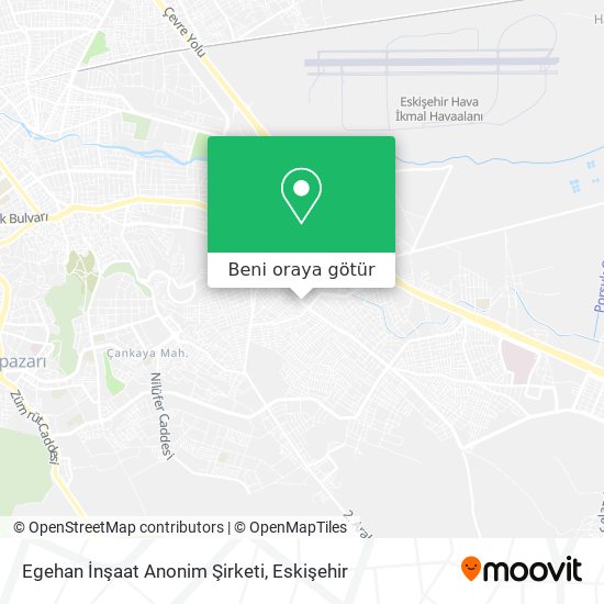 Egehan İnşaat Anonim Şirketi harita