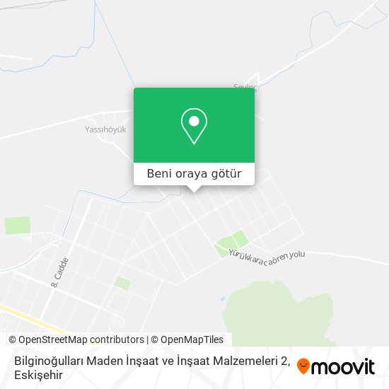 Bilginoğulları Maden İnşaat ve İnşaat Malzemeleri 2 harita