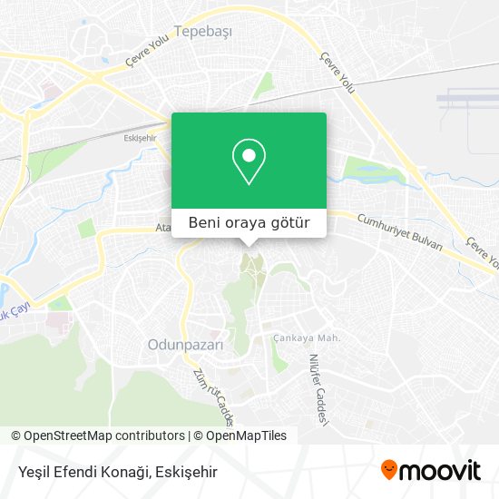Yeşil Efendi Konaği harita