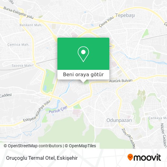 Oruçoglu Termal Otel harita