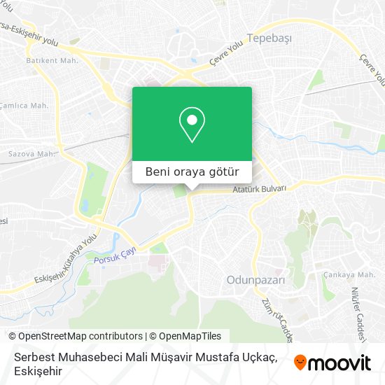 Serbest Muhasebeci Mali Müşavir Mustafa Uçkaç harita