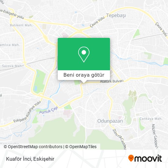 Kuaför İnci harita
