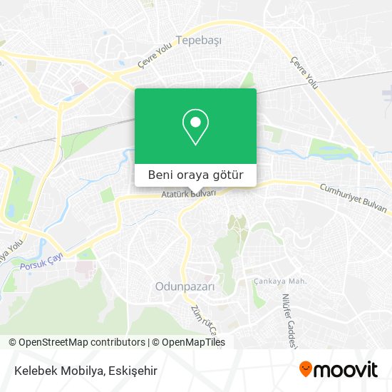 Kelebek Mobilya harita