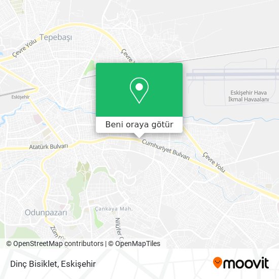 Dinç Bisiklet harita