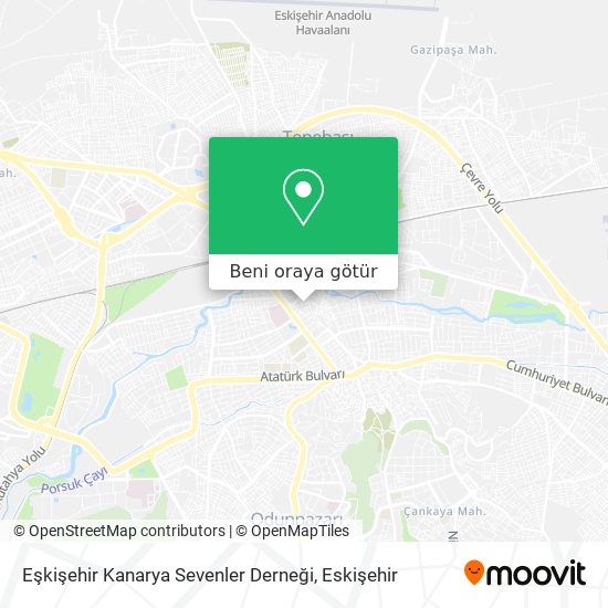 Eşkişehir Kanarya Sevenler Derneği harita