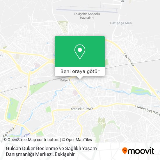 Gülcan Düker Beslenme ve Sağlıklı Yaşam Danışmanlığı Merkezi harita