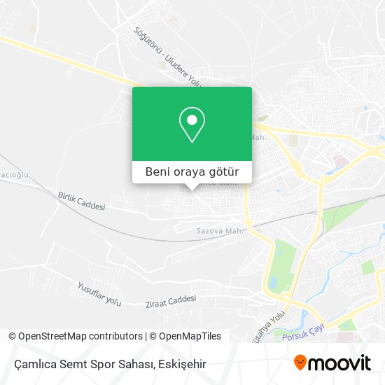Çamlıca Semt Spor Sahası harita