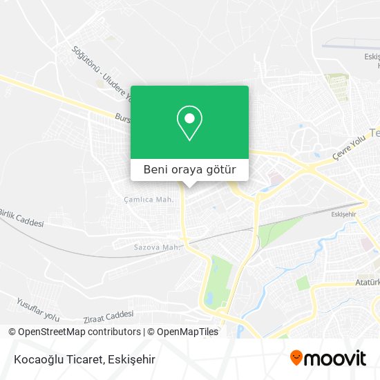 Kocaoğlu Ticaret harita