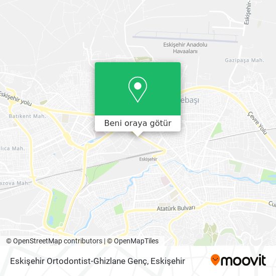 Eskişehir Ortodontist-Ghizlane Genç harita