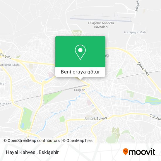 Hayal Kahvesi harita