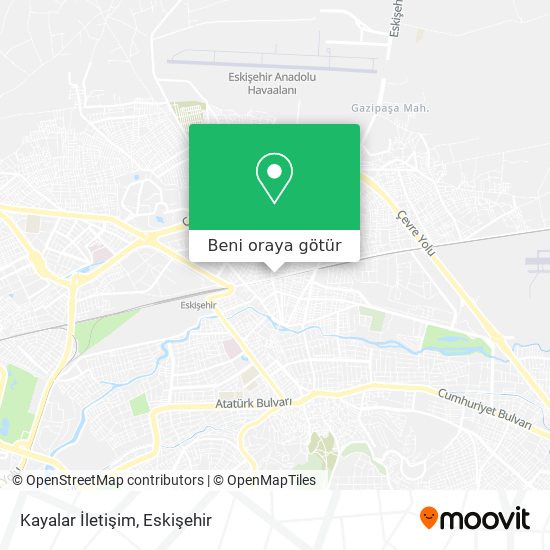 Kayalar İletişim harita