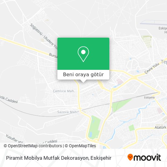 Piramit Mobilya Mutfak Dekorasyon harita