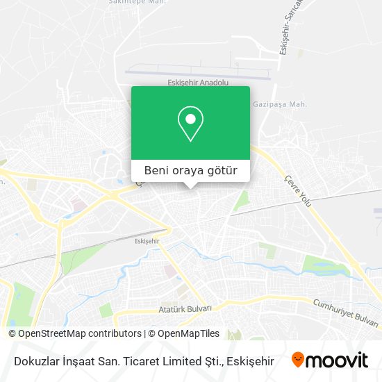Dokuzlar İnşaat San. Ticaret Limited Şti. harita