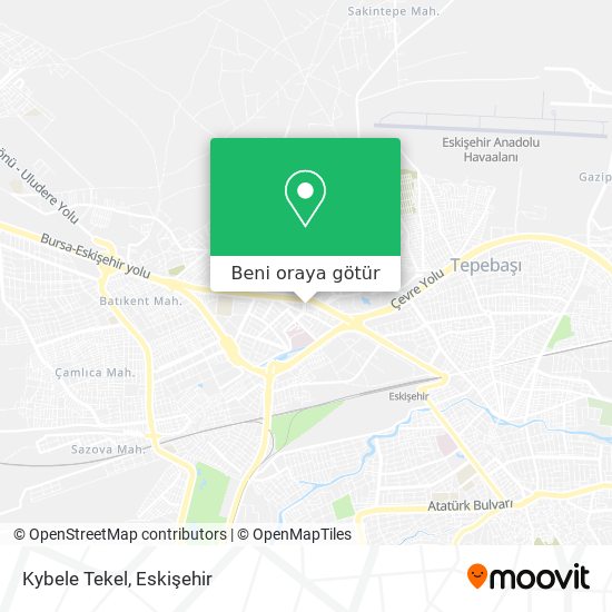 Kybele Tekel harita